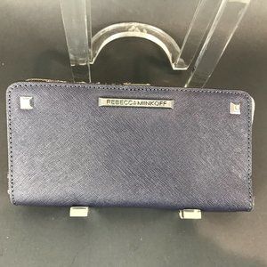 COPY - Dark blue-Grey/silver Rebecca Minkoff Wallet